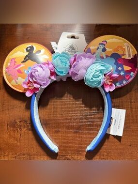 Disney Fantasia 85th Anniversary Blue and Gold Commemorative Ears Headband *NWT